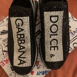 Dolce Gabbana Men Sorrento sneakers with fusible crystals